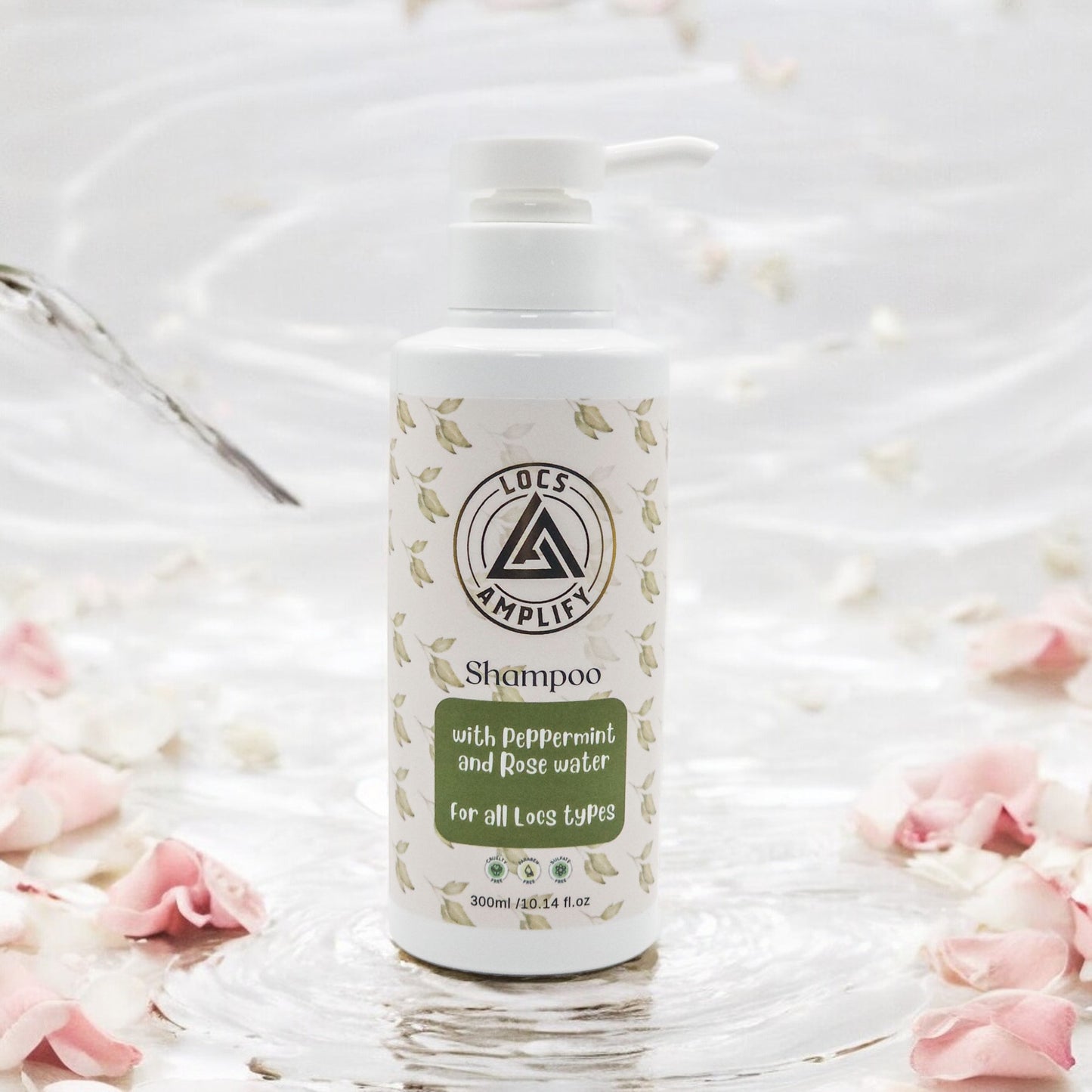 Locs Amplify Clarifying Shampoo | For Locs, Dreadlocks, Braids & Natural Hair | Vegan • Organic • Lightweight | 300 ml