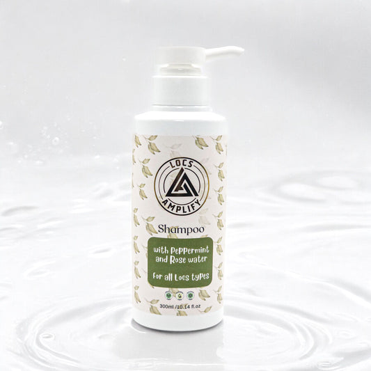 Locs Amplify Clarifying Shampoo | For Locs, Dreadlocks, Braids & Natural Hair | Vegan • Organic • Lightweight | 300 ml