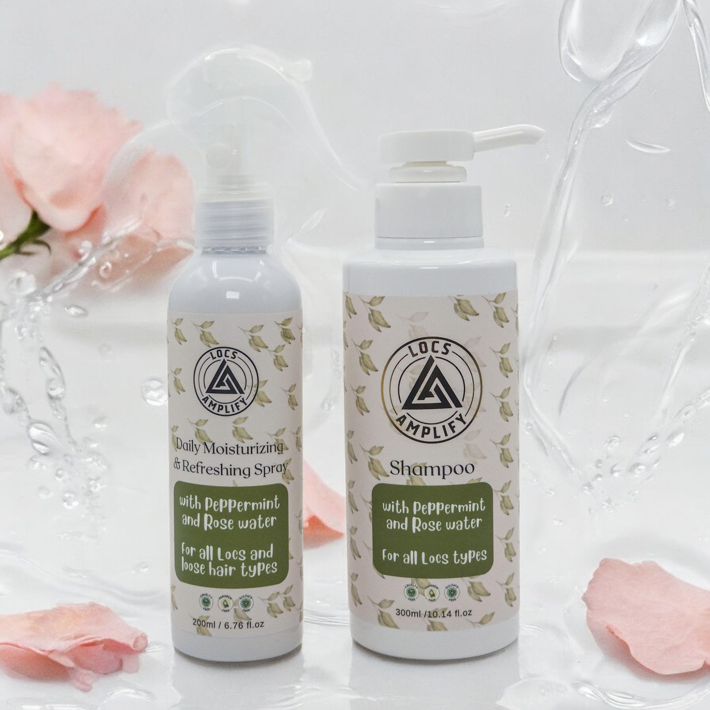 COMBO DEAL - Clarifying Shampoo and Moisturizing Refreshing Spray for Locs, Reduced shipping for purchasing both products