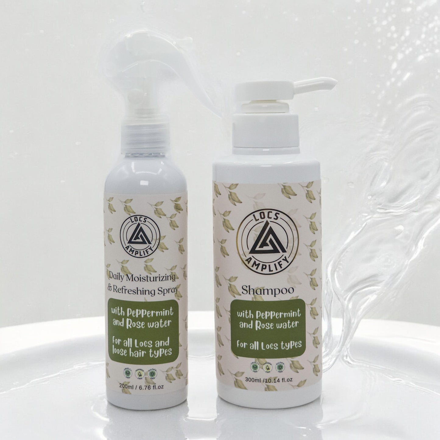 COMBO DEAL - Clarifying Shampoo and Moisturizing Refreshing Spray for Locs, Reduced shipping for purchasing both products