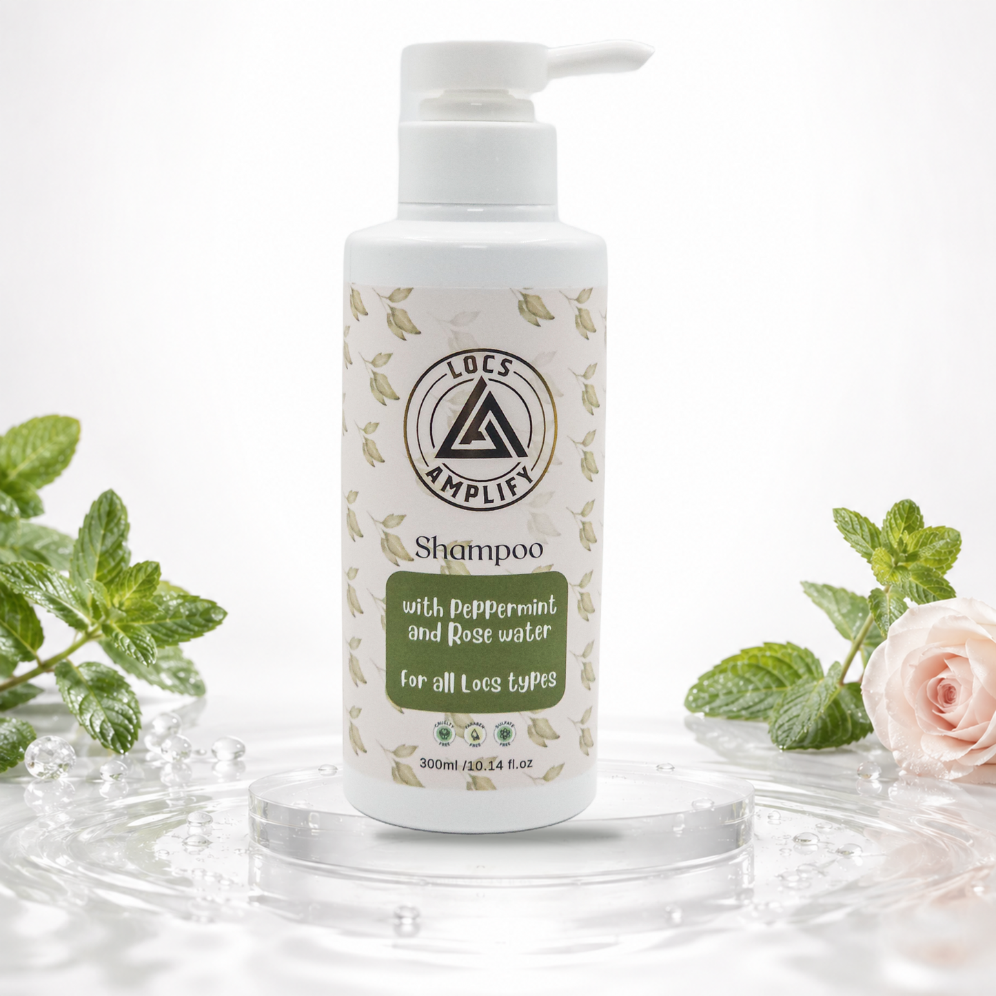 Locs Amplify Clarifying Shampoo | For Locs, Dreadlocks, Braids & Natural Hair | Vegan • Organic • Lightweight | 300 ml